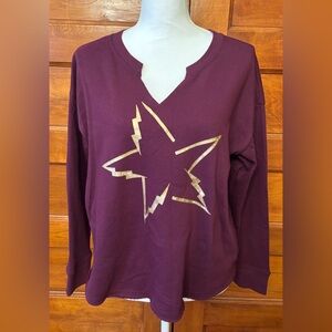 Torrid Purple Star Women's Top